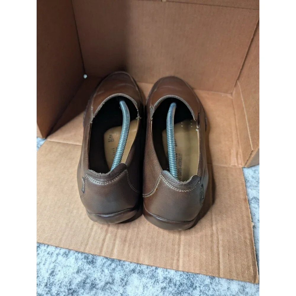 Mephisto Cool-Air Men’s Brown Leather Slip-On Loafers Size 13 EUR 12 1/2